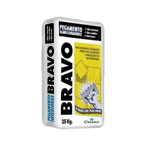Pegamento Bravo Blanco Extrafuerte 25kg