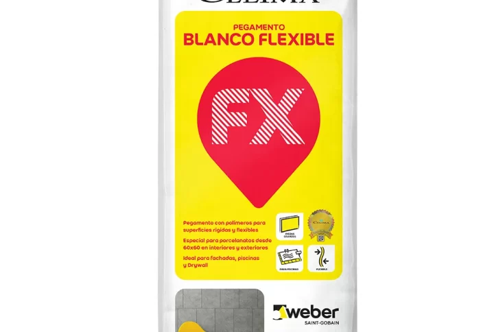Pegamento Flexible Blanco 25kg