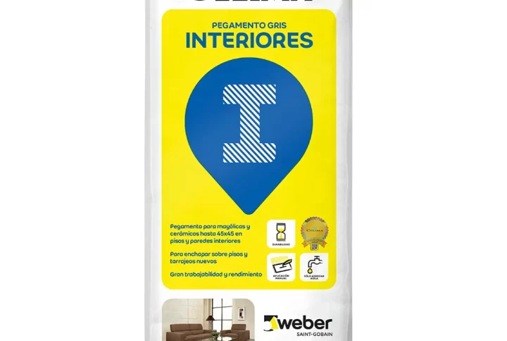 Pegamento Gris Interior 25kg