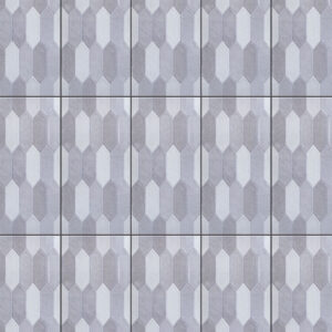 Pared Hexágono Gris 30x60 mosaico